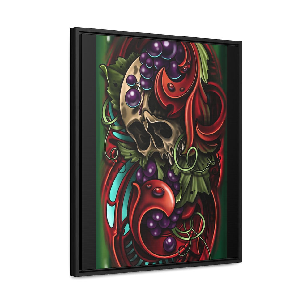 Thumbnail: Wine til death (Gallery Canvas Wraps, Vertical Frame)