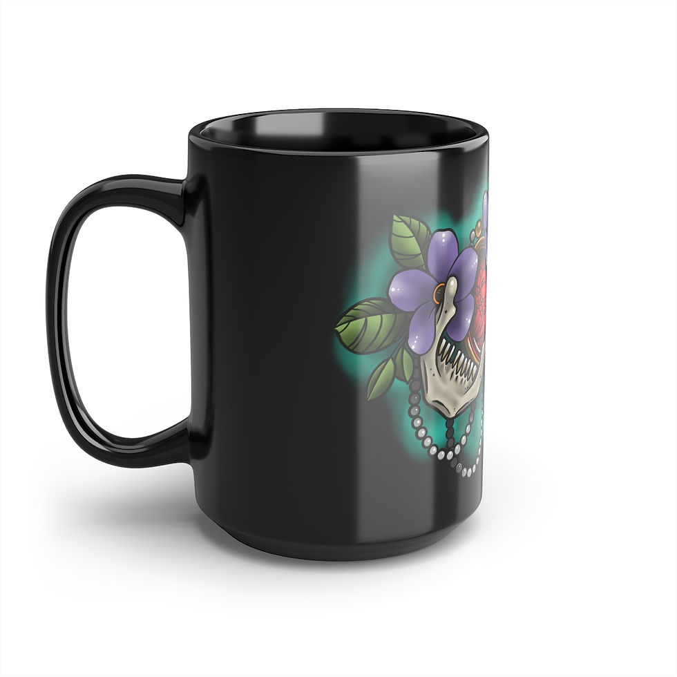 Thumbnail: A jaw full (Black Mug, 15oz)