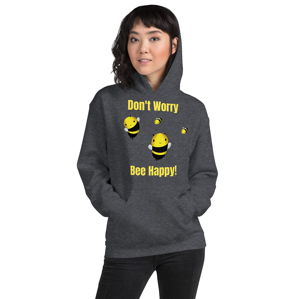 Thumbnail: Don't Worry Bee Happy Unisex Hoodie