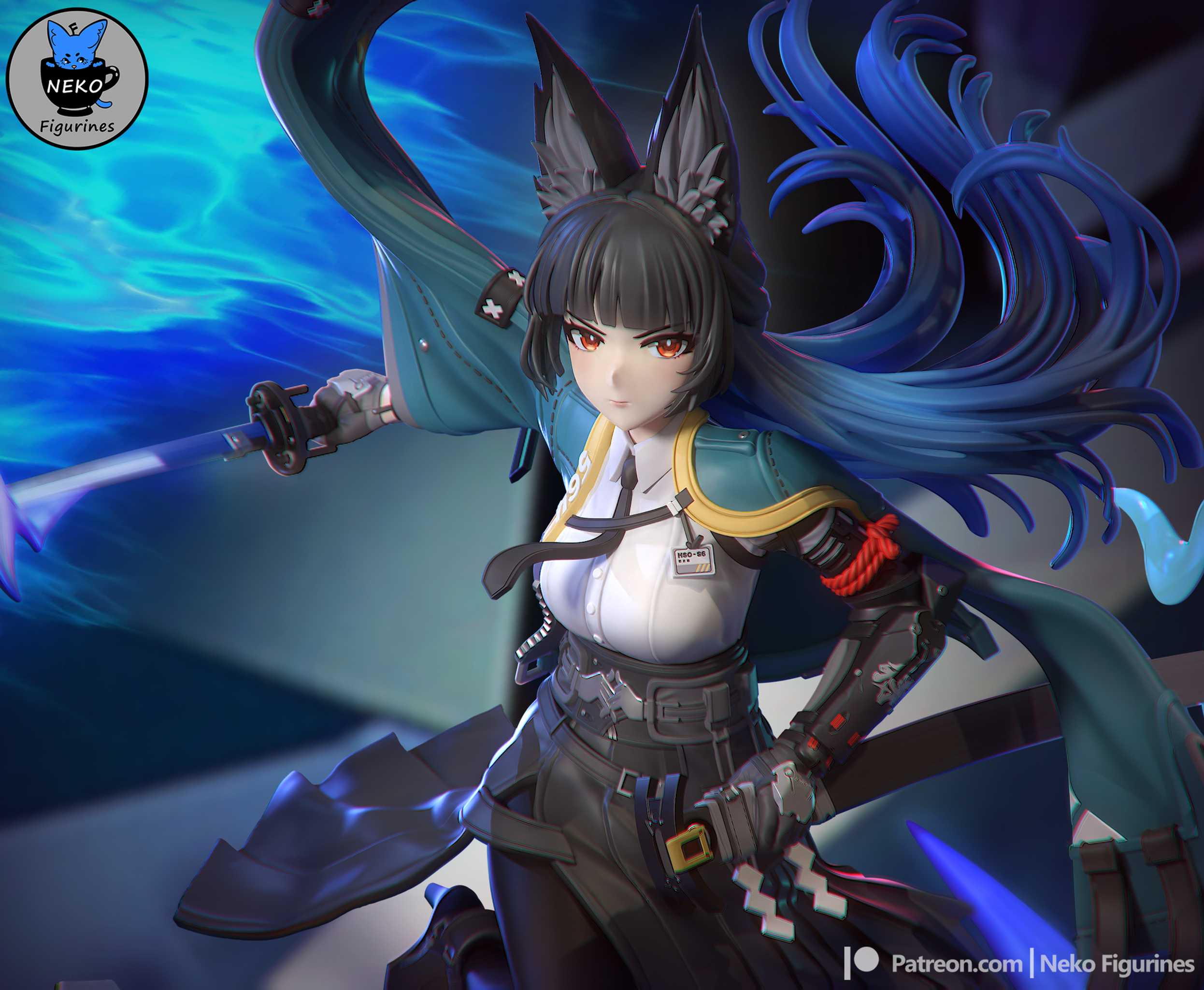 Neko Figurines "Miyabi" Kit