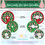 Thumbnail: Christmas Tree Cakes Theme Print Trach Tubie Pad Covers with Easy Tab Snap
