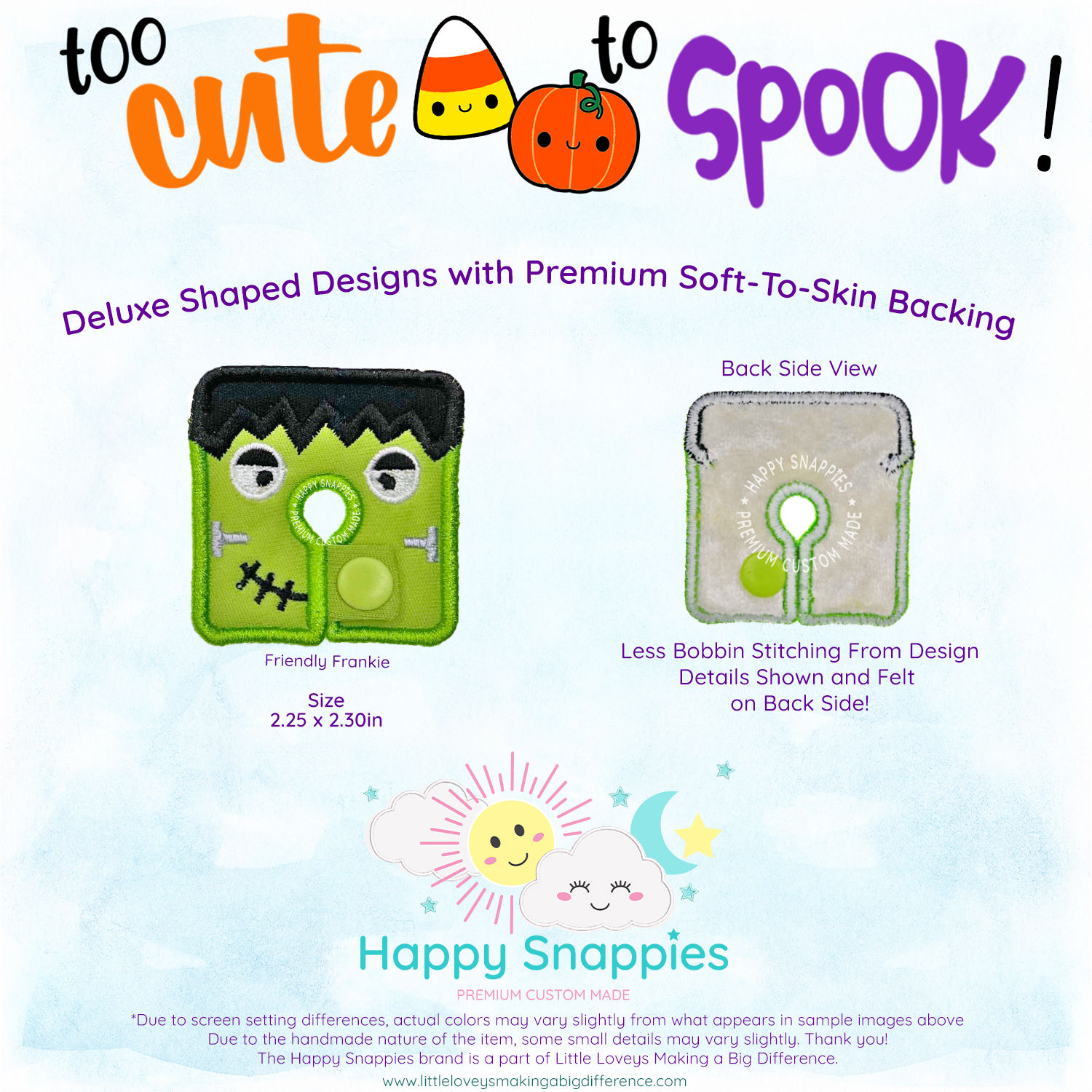 Friendly Frankie Frankenstein - Deluxe Shape Tubie PadCover