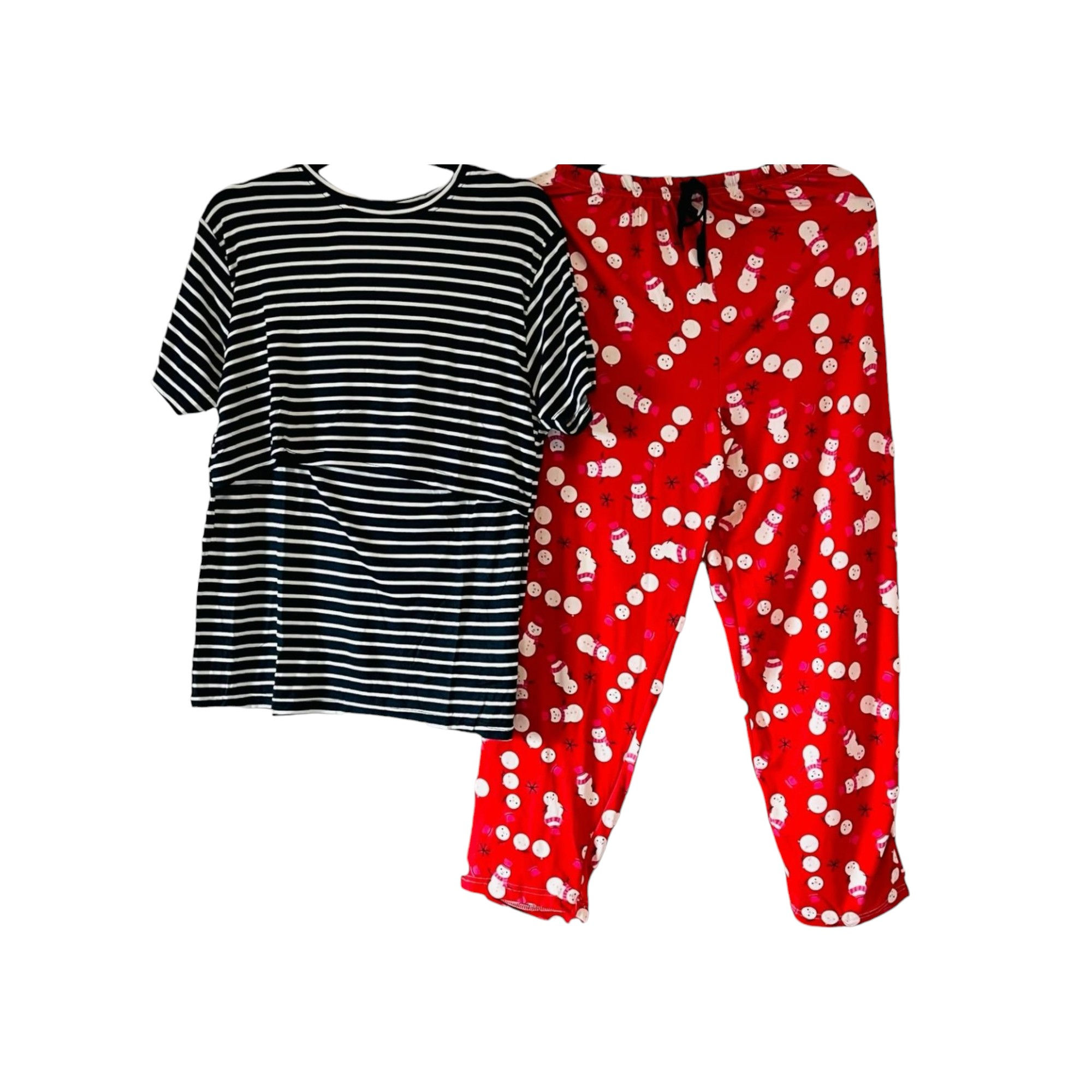 Zipless Maternity/ Feeding T-shirt & Pajamas Set  5307LZF241