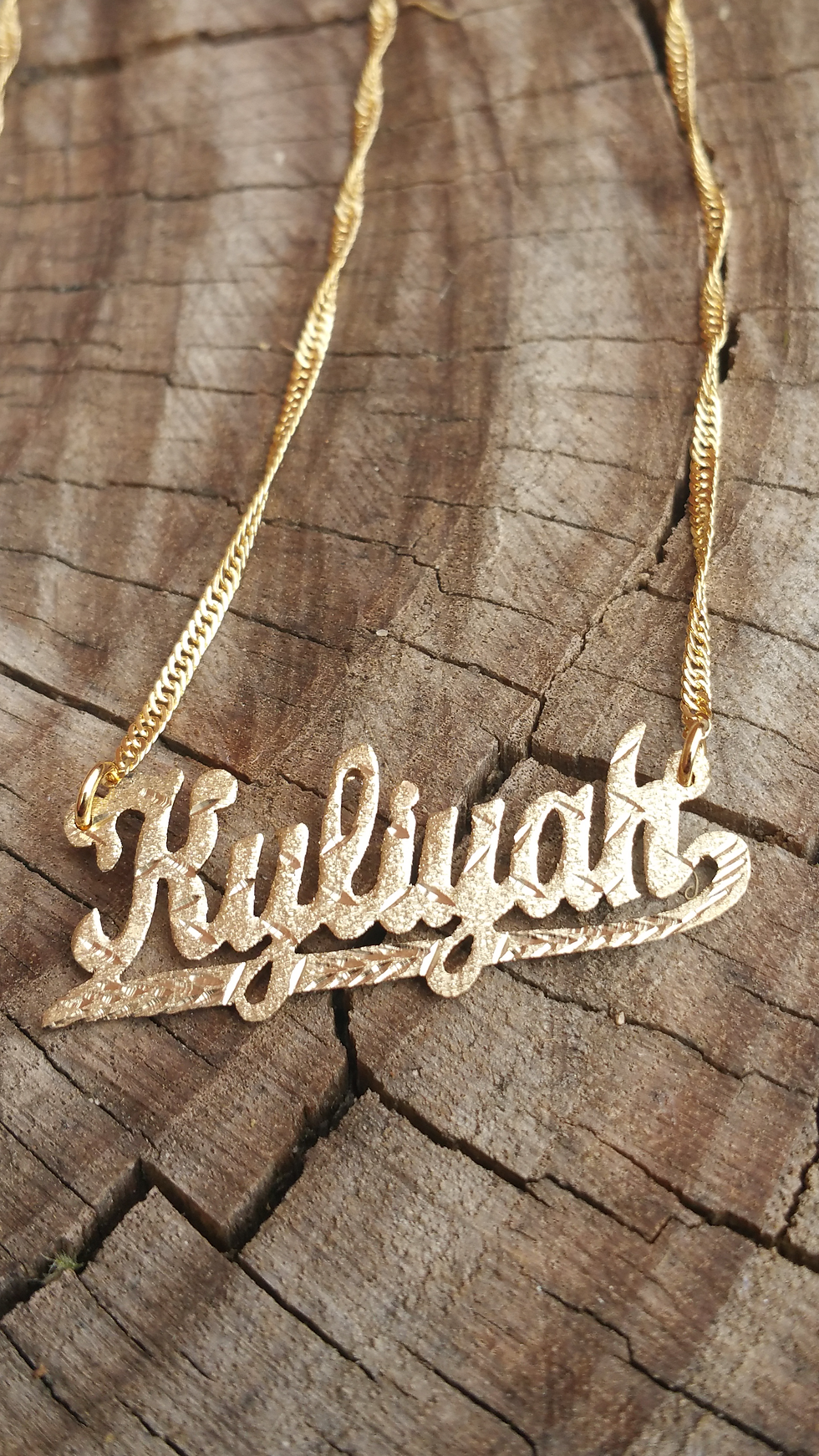 Thumbnail: Nameplate Necklace,  name tag, women name necklace, usa name necklace, name necklace