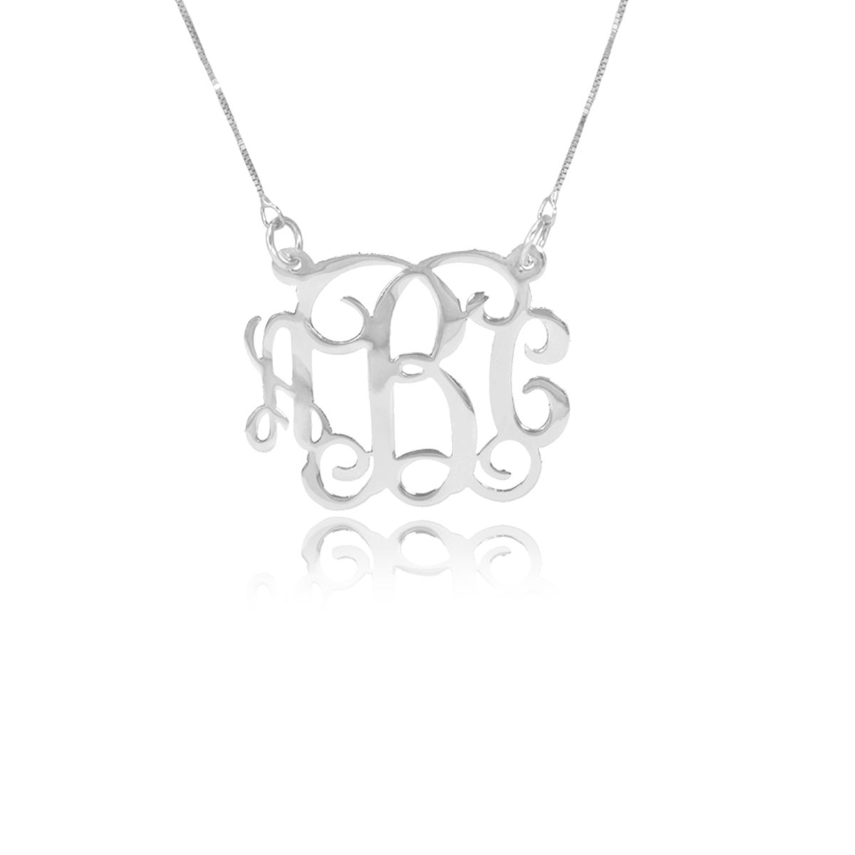 UsaNameNecklace.com | Monogram jewelry | Personailzed Monogram necklace