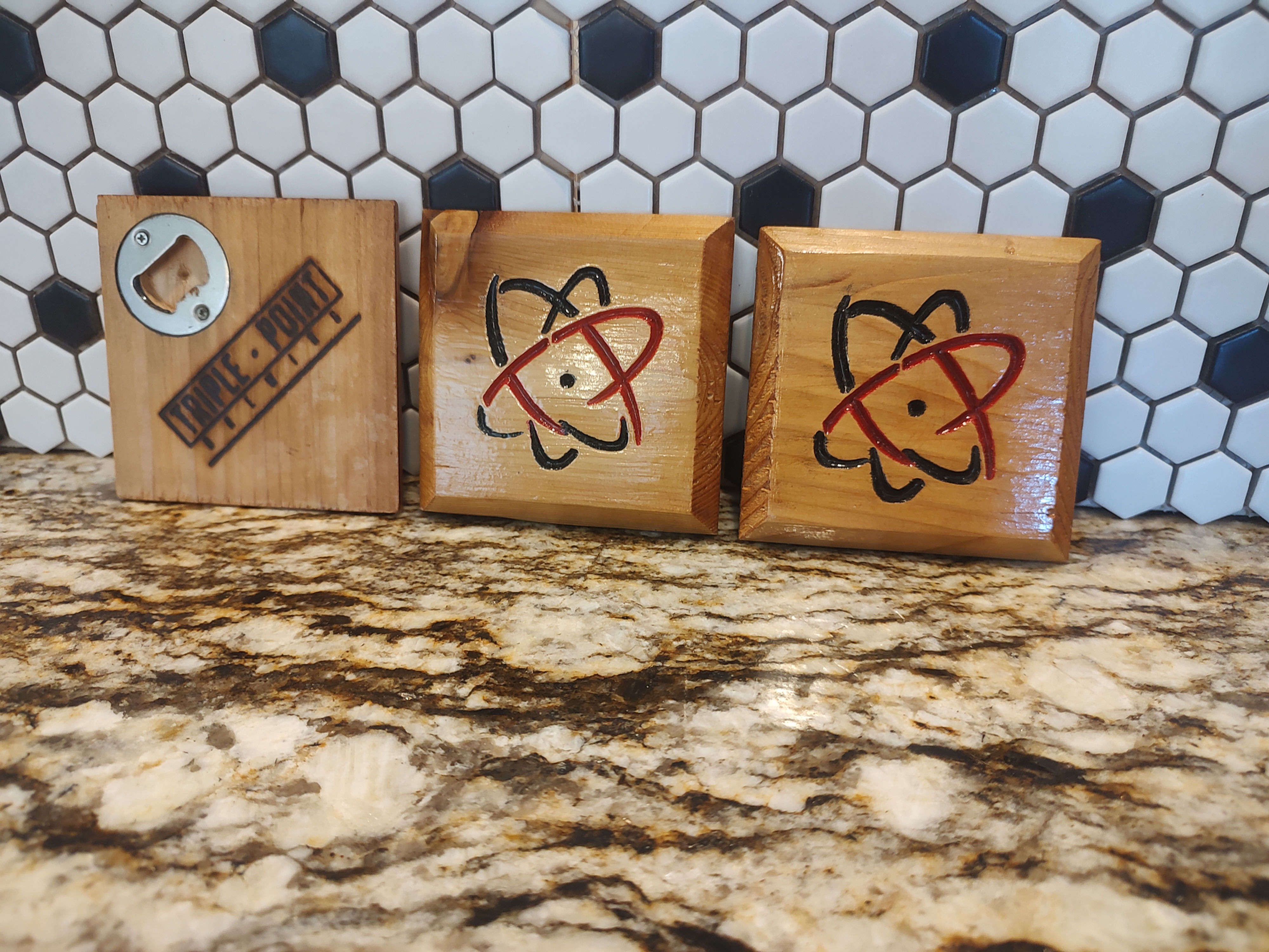 TPB Wooden Coaster/Bottle Opener