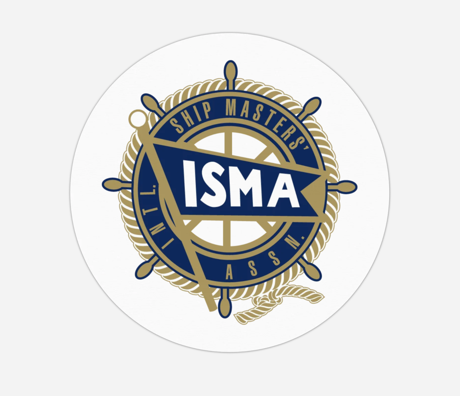 ISMA CIRCLE STICKERS 3" SET OF 10