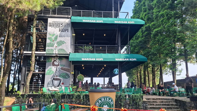 Warisan Kopi Sentul Menyuguhkan Suasana yang Menyatu Dengan Alam 