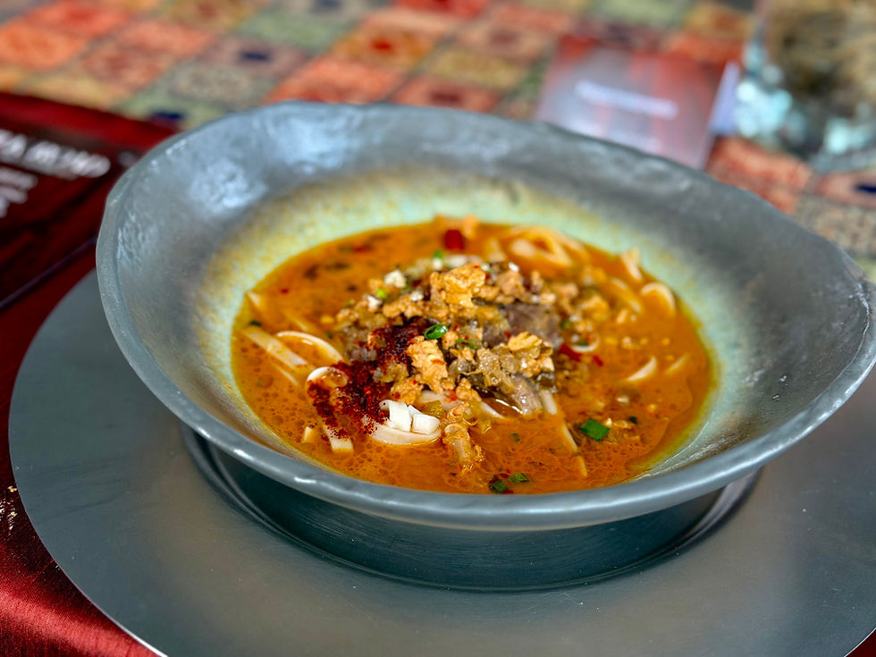Dan Dan Noodle with Braised Beef by Chef Yvonne Yuen