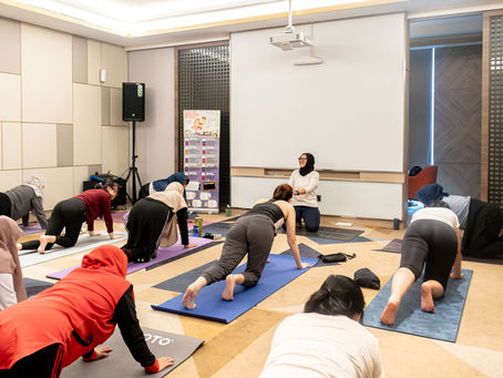 Relaxing Yoga by Harris Puri Mansion