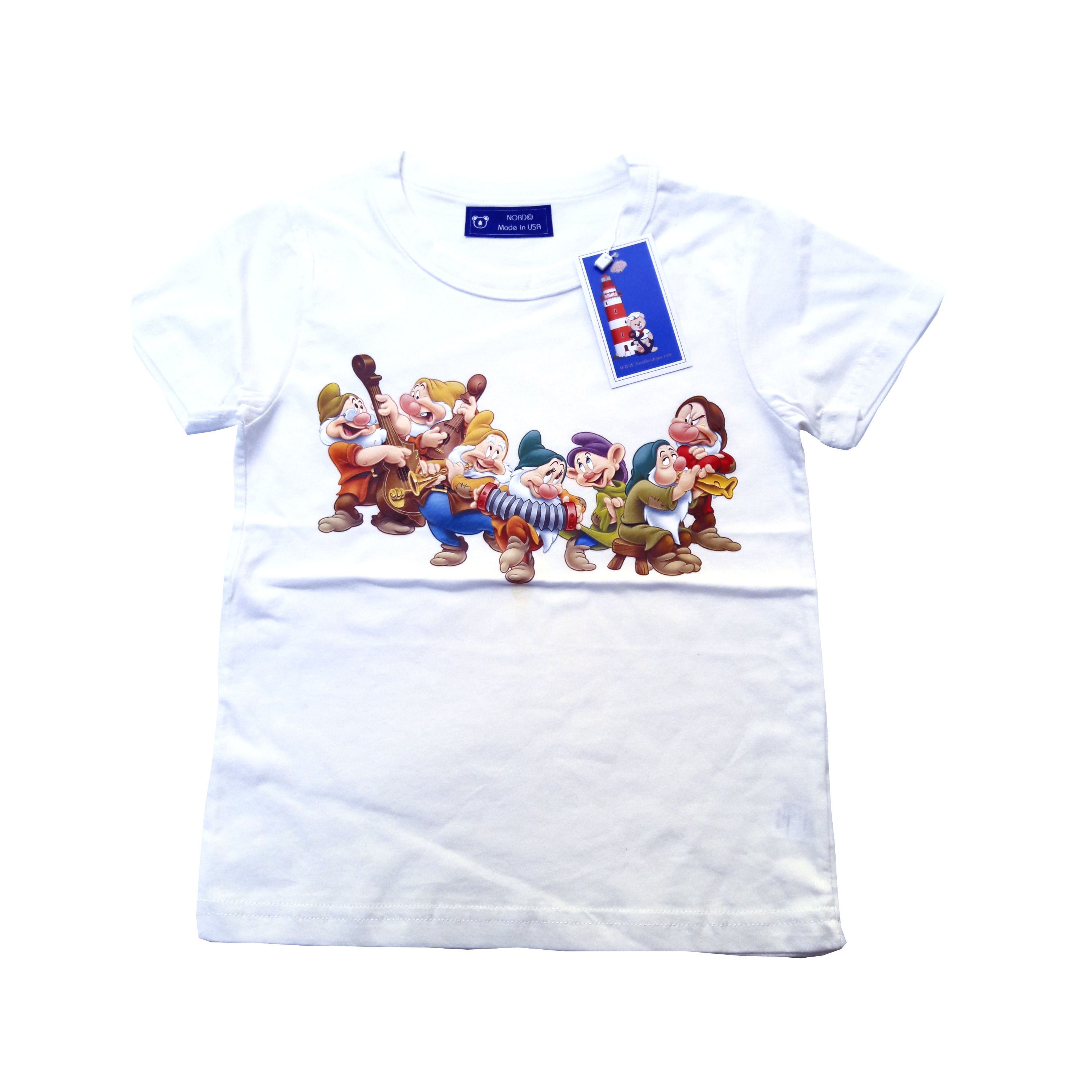 Seven Dwarfs White Girls T-shirt