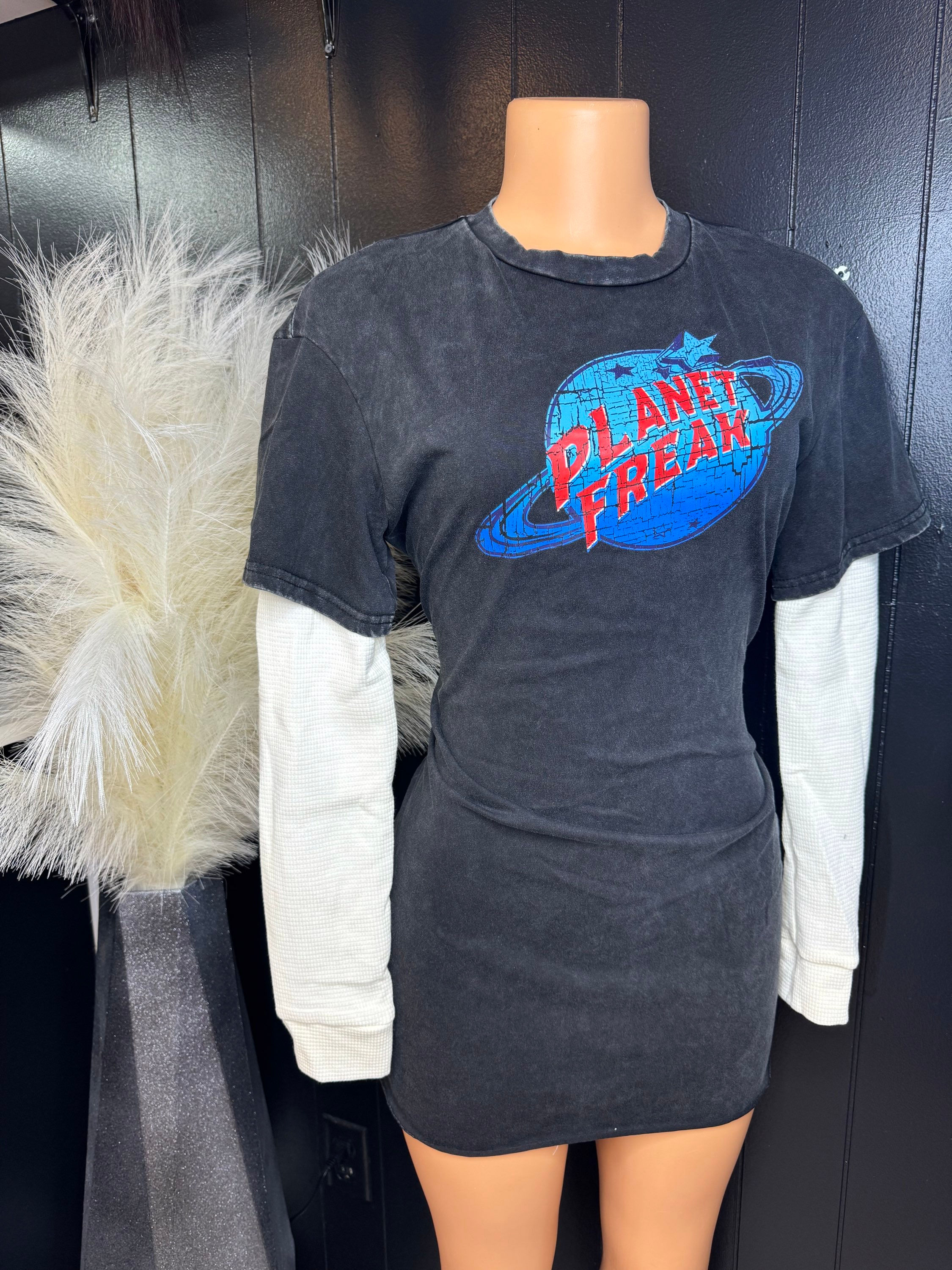 Thermal Graphic Dress