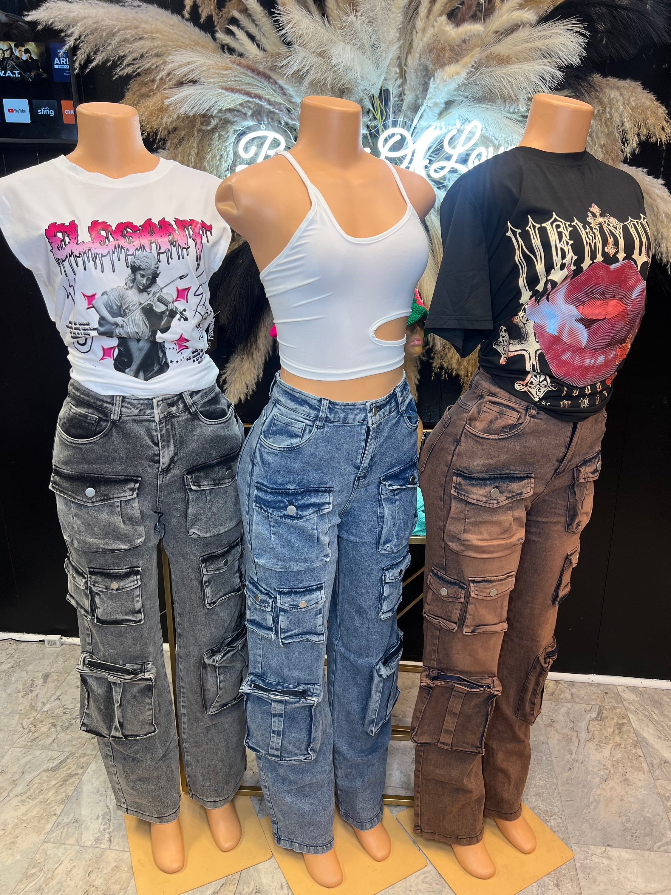 Triple Cargo Jeans  