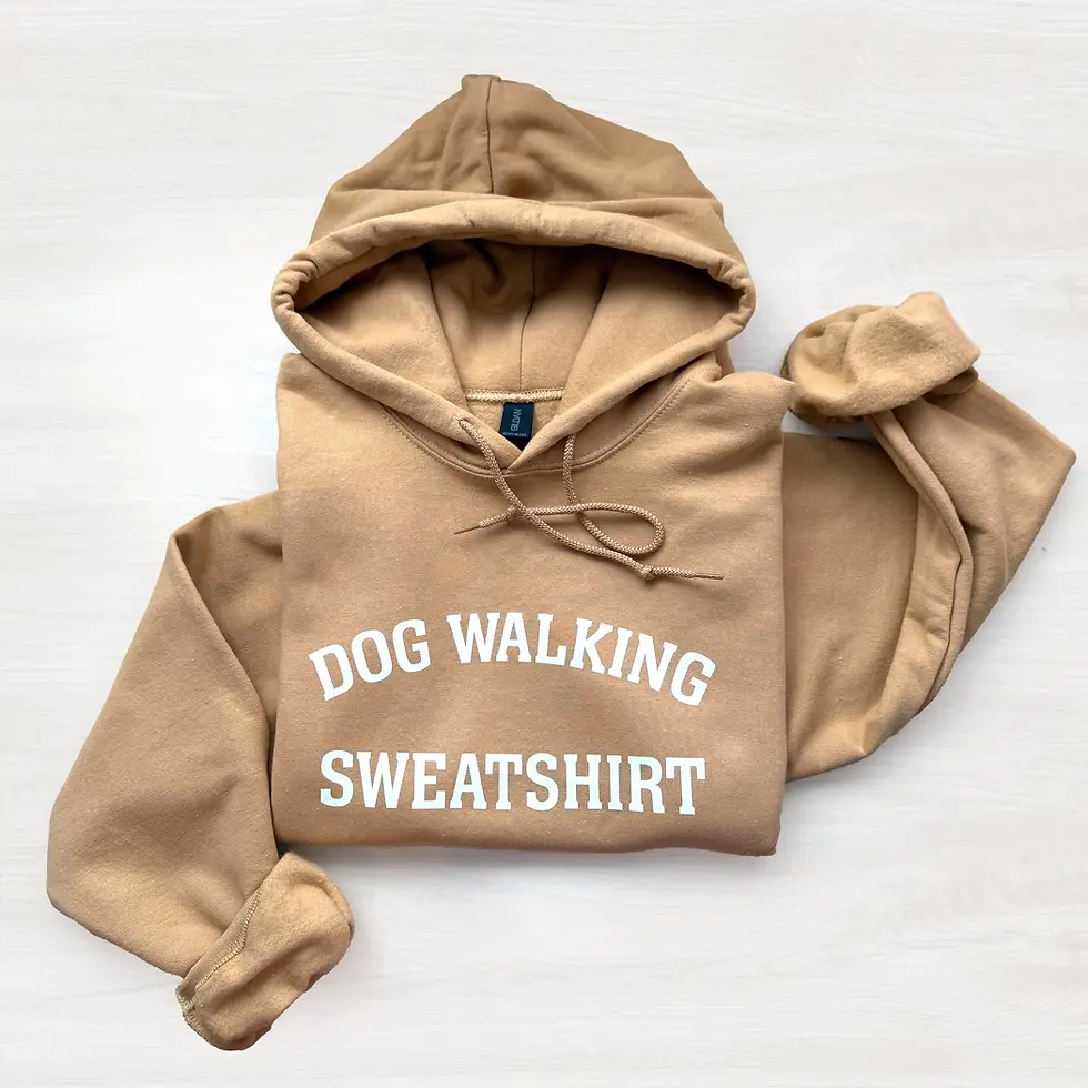 Thumbnail: Dog Walking Sweatshirt Unisex