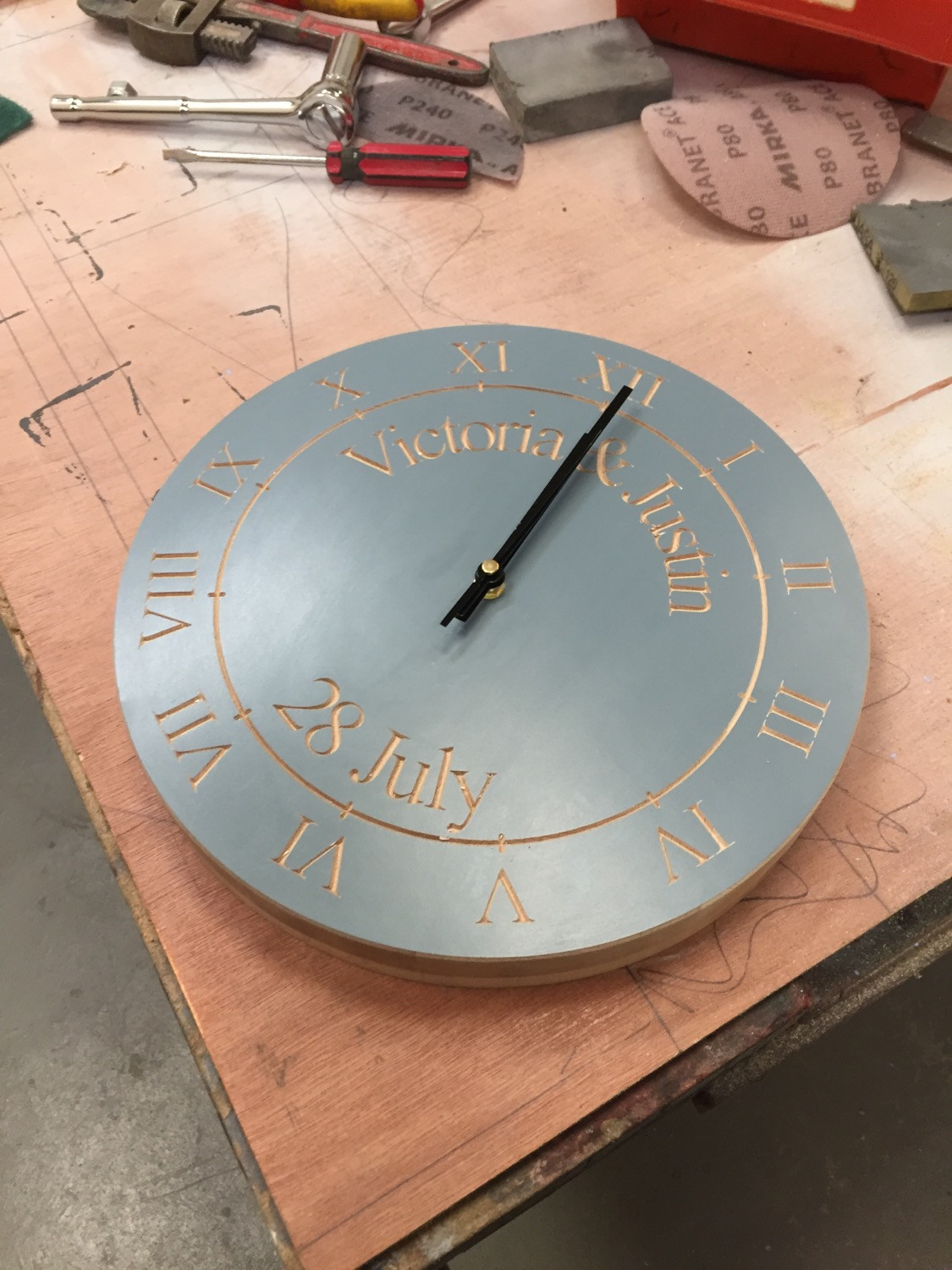 Personalised clock