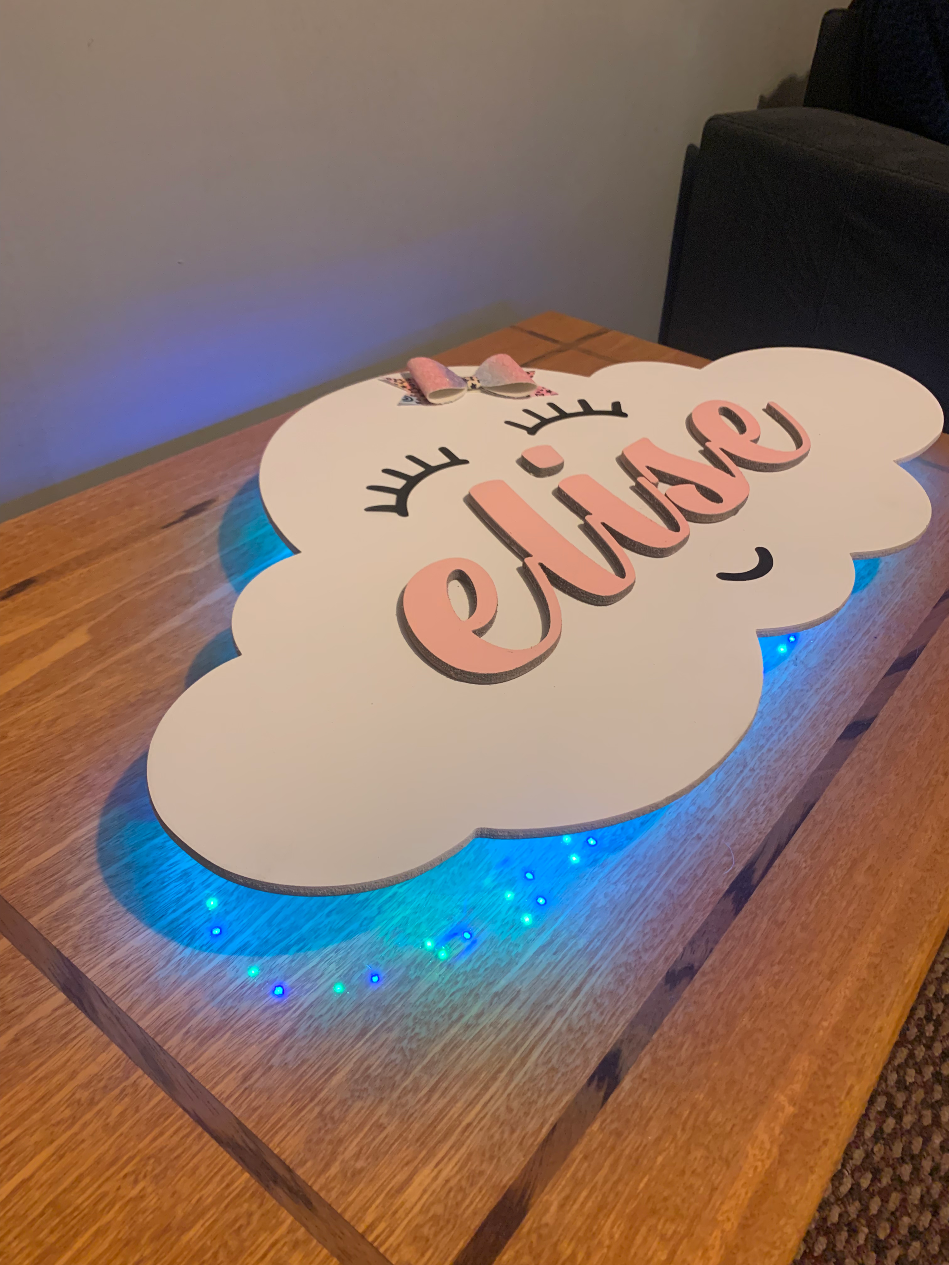 Personalised Cloud light.