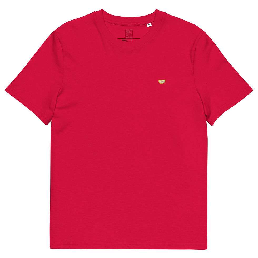 Miniaturbild: Unisex Bio T-Shirt | Zitrone | Gestick
