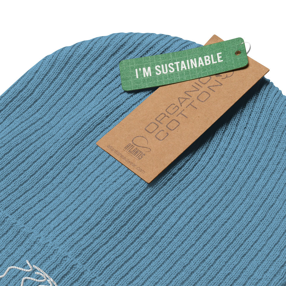 Miniaturbild: Organic ribbed Beanie | Aletschgletscher