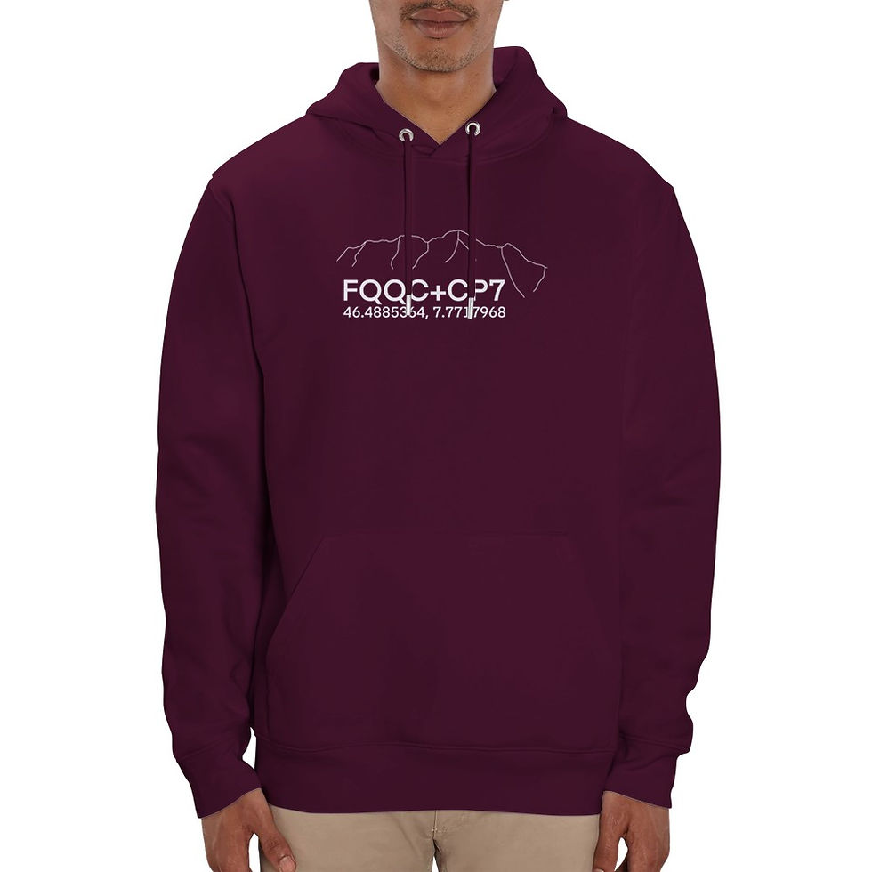 bio  unisex hoodie Blüemlisalp