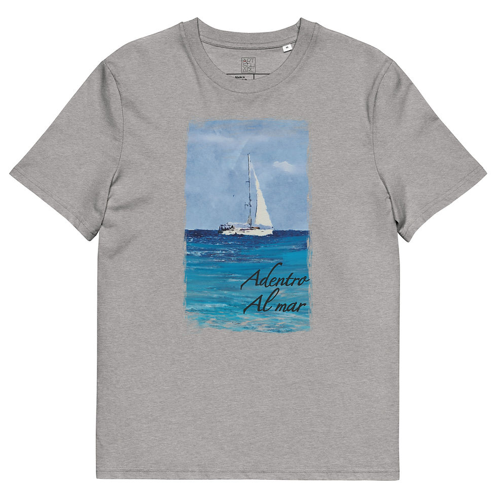 Miniaturbild: Unisex Bio T-Shirt | Segel Boot