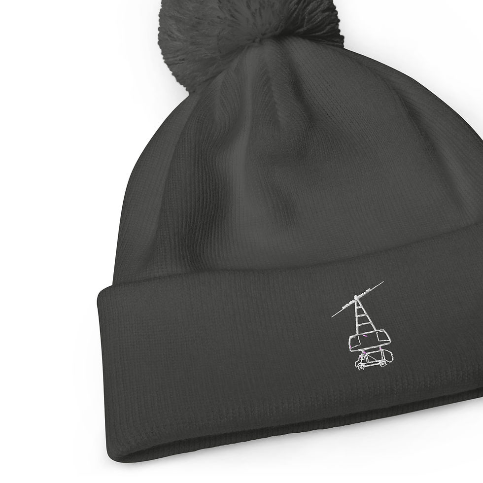 Miniaturbild: Pom pom Beanie