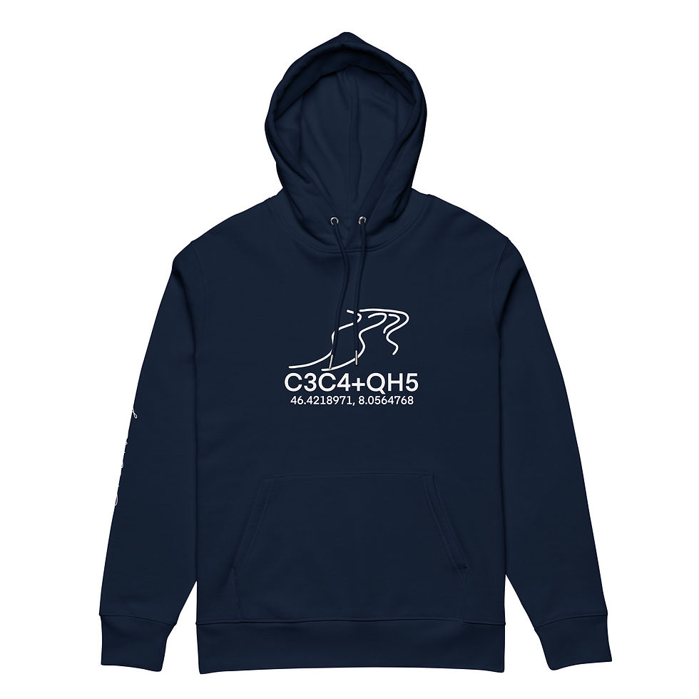 Miniaturbild: Unisex Bio Hoodie | Aletschgletscher