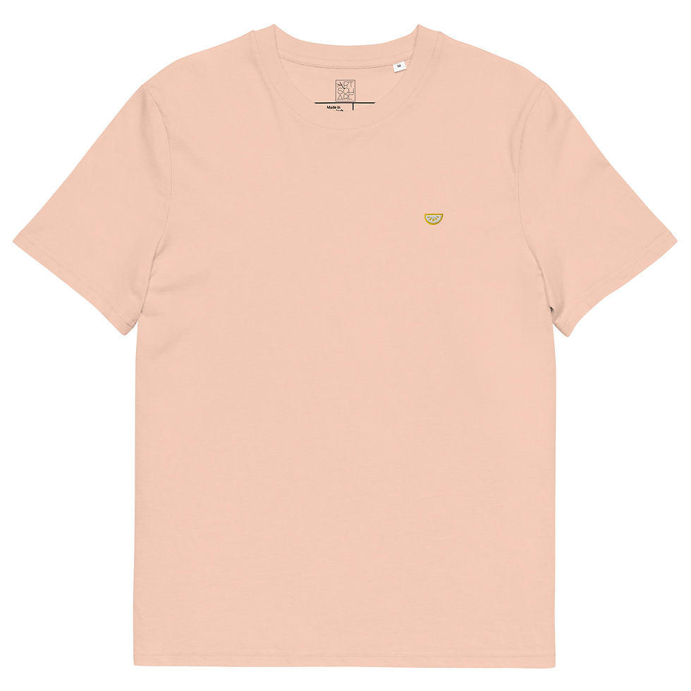 Miniaturbild: Unisex Bio T-Shirt | Zitrone | Gestick