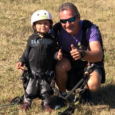 vol en parapente enfant 