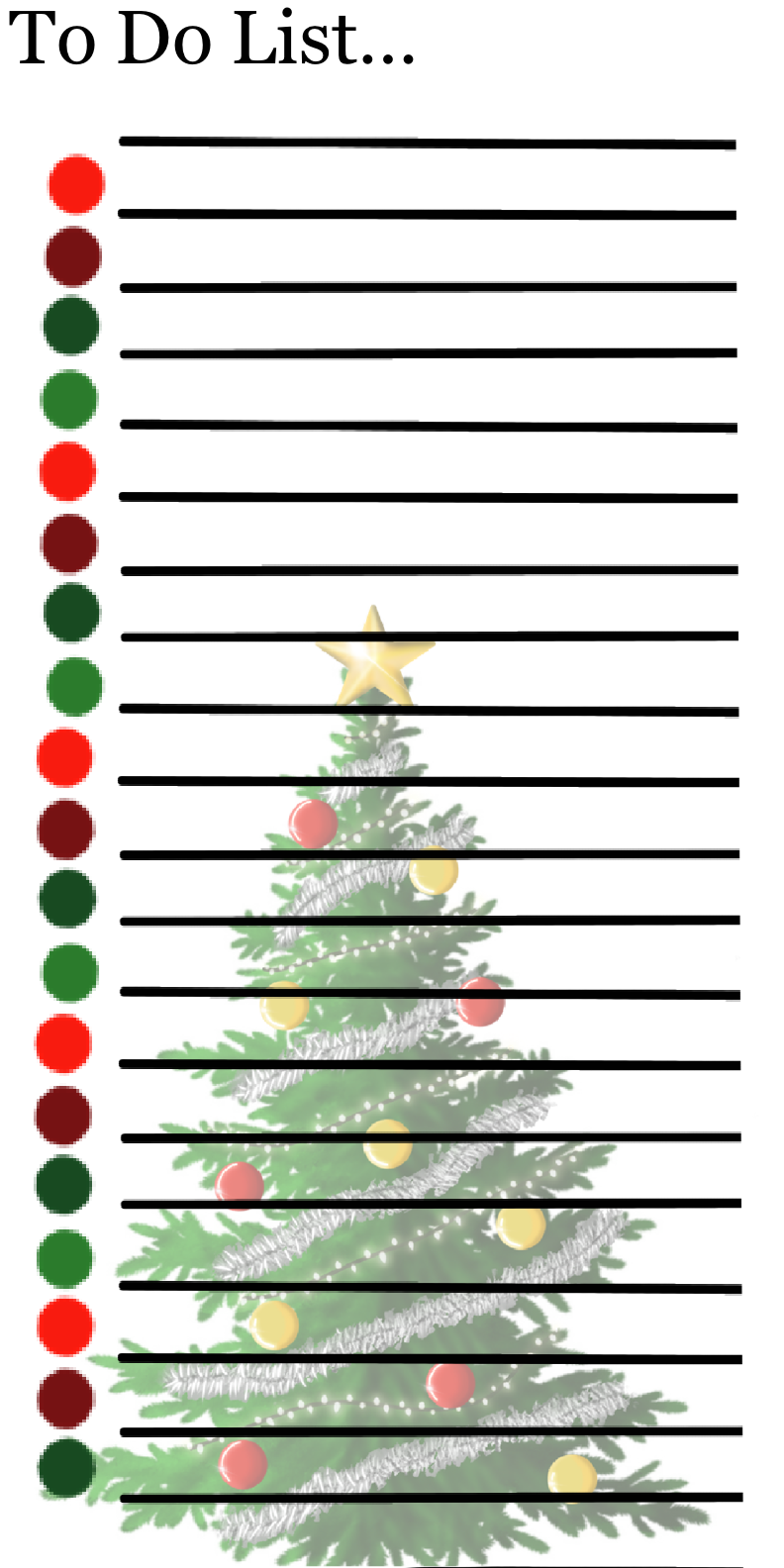 Thumbnail: Christmas Stationary: Evergreen