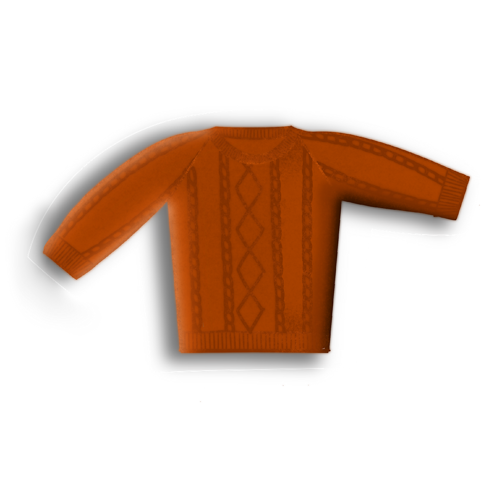Fall Sticker: Copper Sweater
