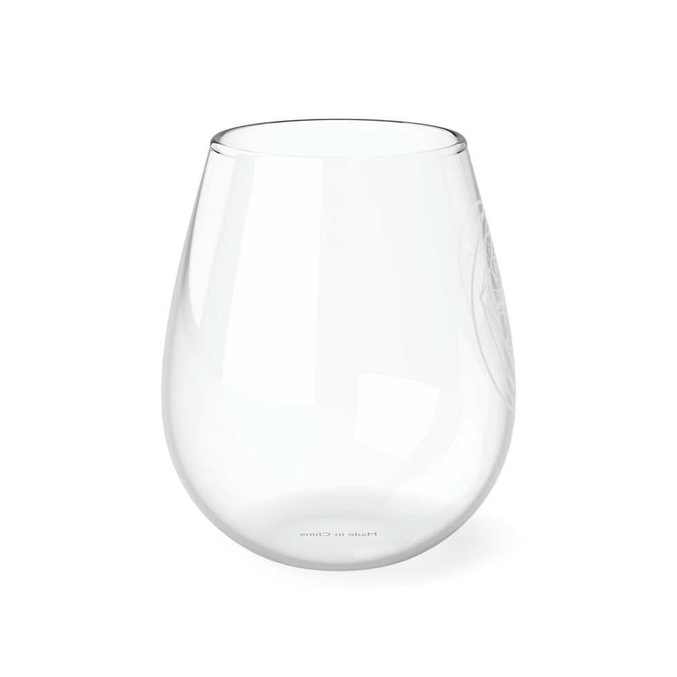 Thumbnail: White Frenzy- Stemless Glass