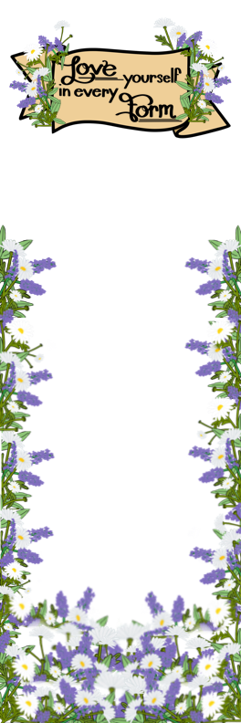 Floral Banner Bookmark: Set