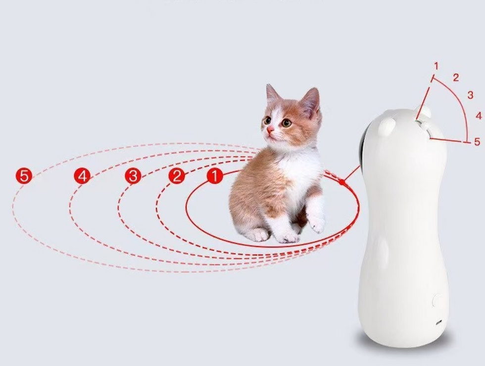 Miniatura: Seu Gato Precisa Gastar Energia? Brinquedo Automático a Laser para Gatos