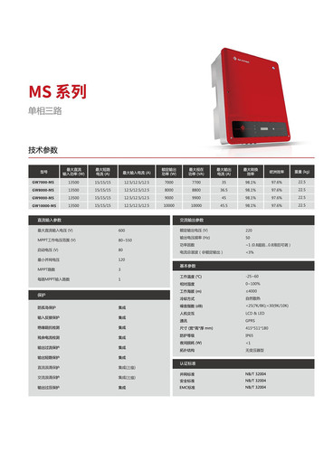 固德威 Goodwe MS系列光伏逆变器 | Solartech HK