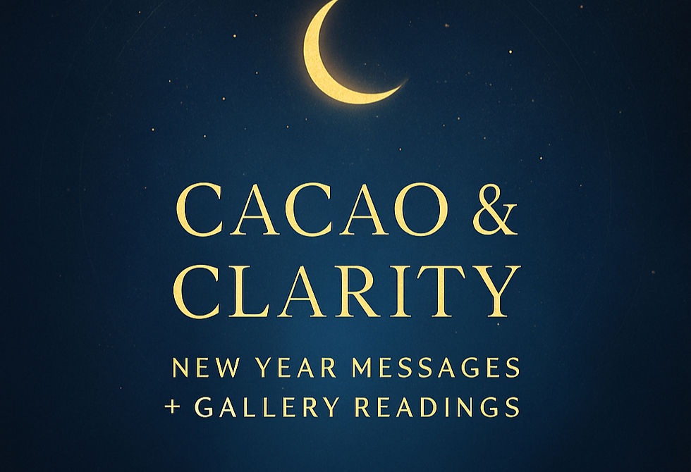 Cacao & Clarity - New Year Messages + Gallery Readings