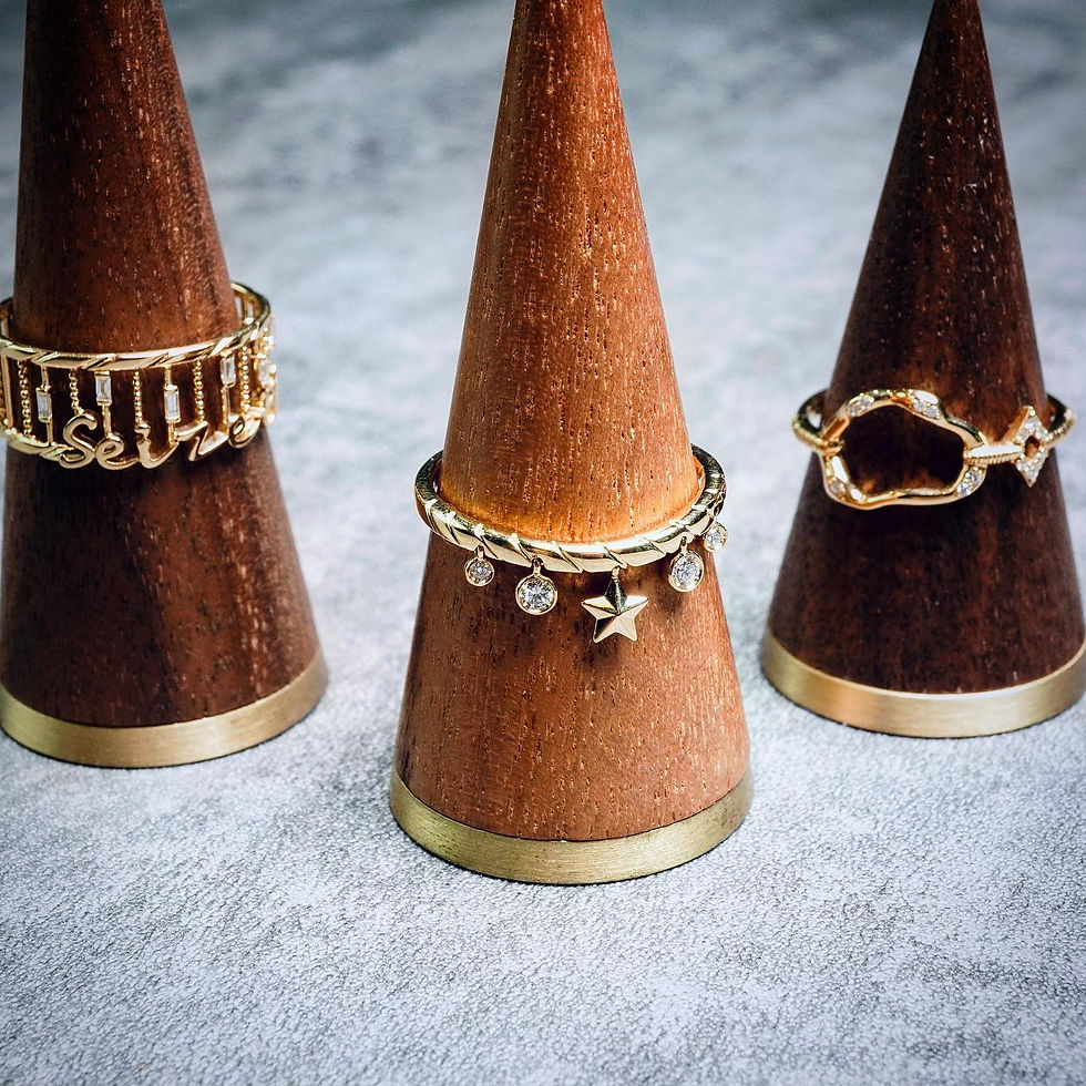 縮圖：18K 雲朵泡泡戒指