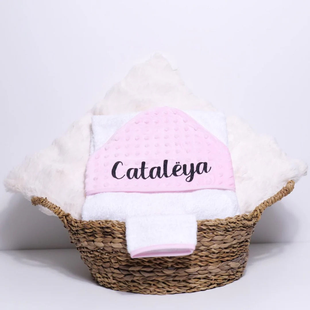 Cape de bain Minky + Gant 