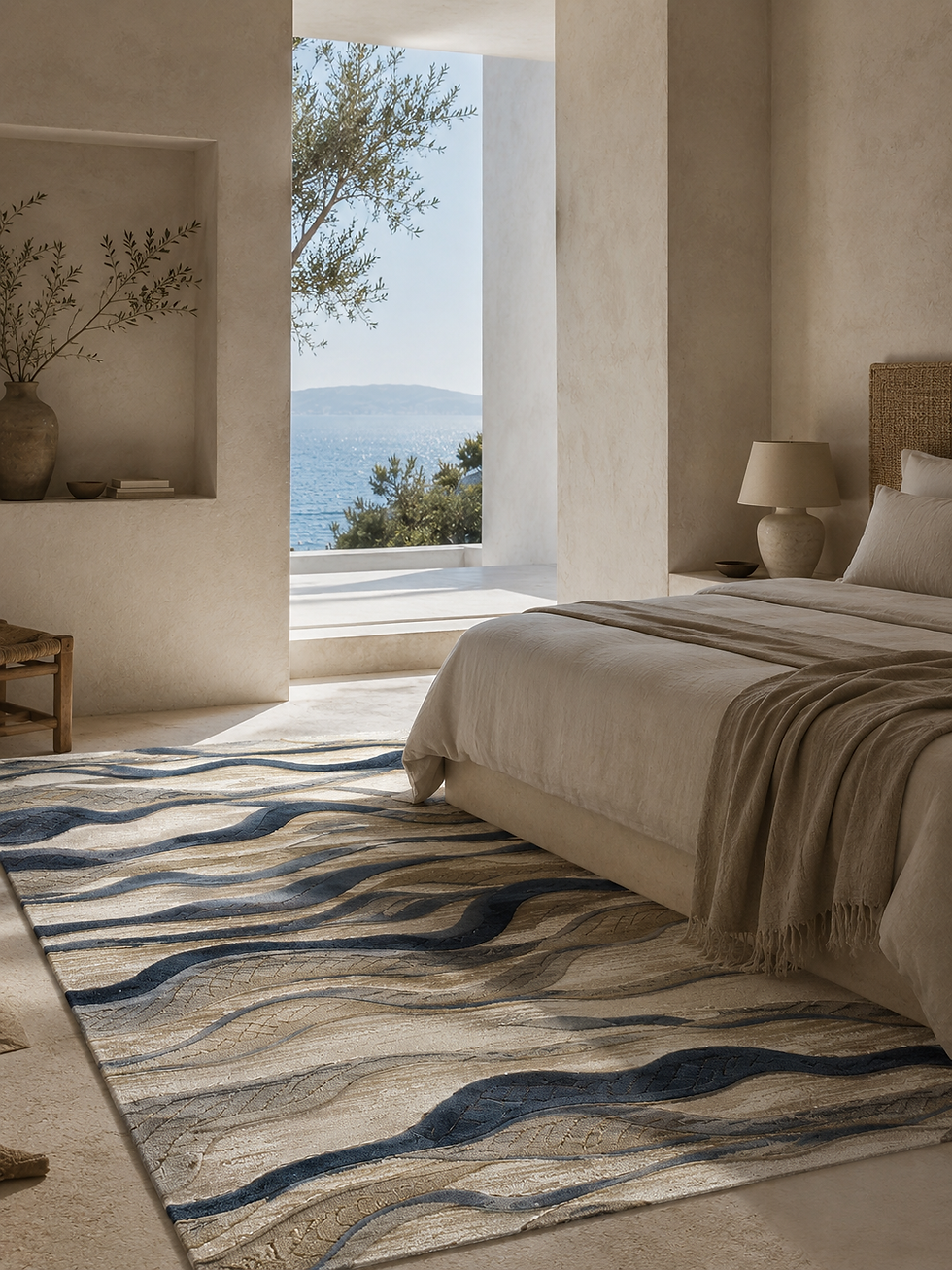 Μικρογραφία: Aegean Flow – Modern Abstract Rug