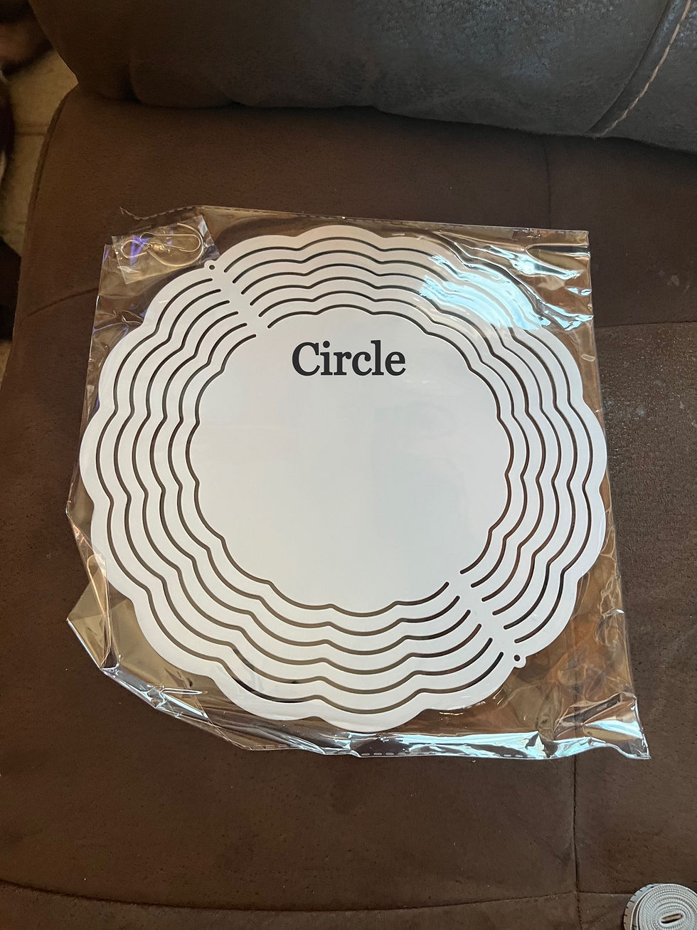 Thumbnail: 10 INCH ALUMINUM 3D SUBLIMATION WIND SPINNER