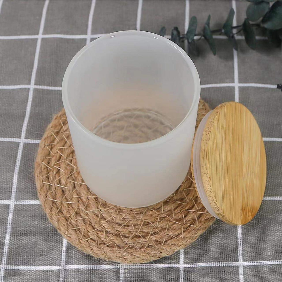 Thumbnail: 10oz Candle Jar with Bamboo Lid