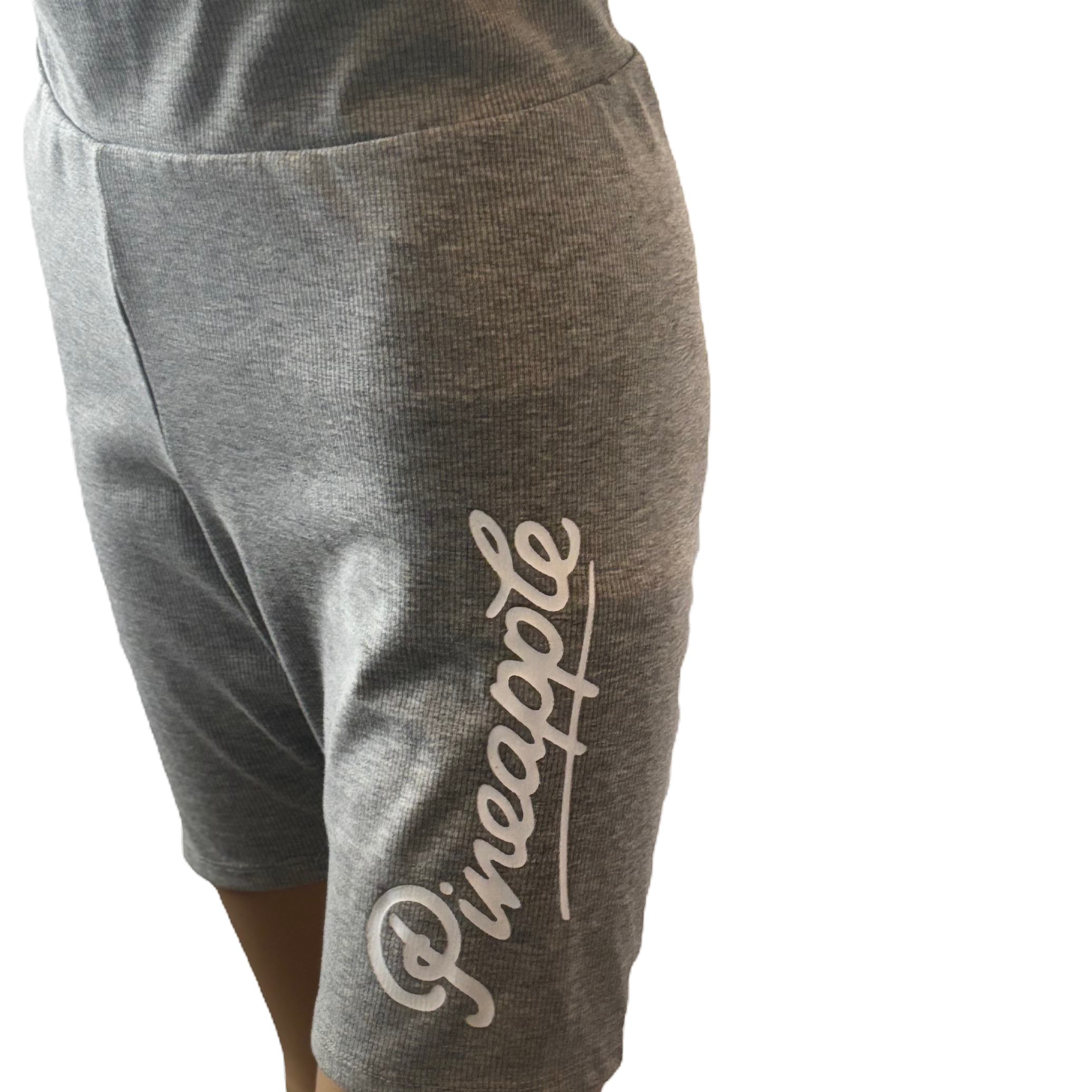 PINEAPPLE  RIBBED CYCLING SHORTS