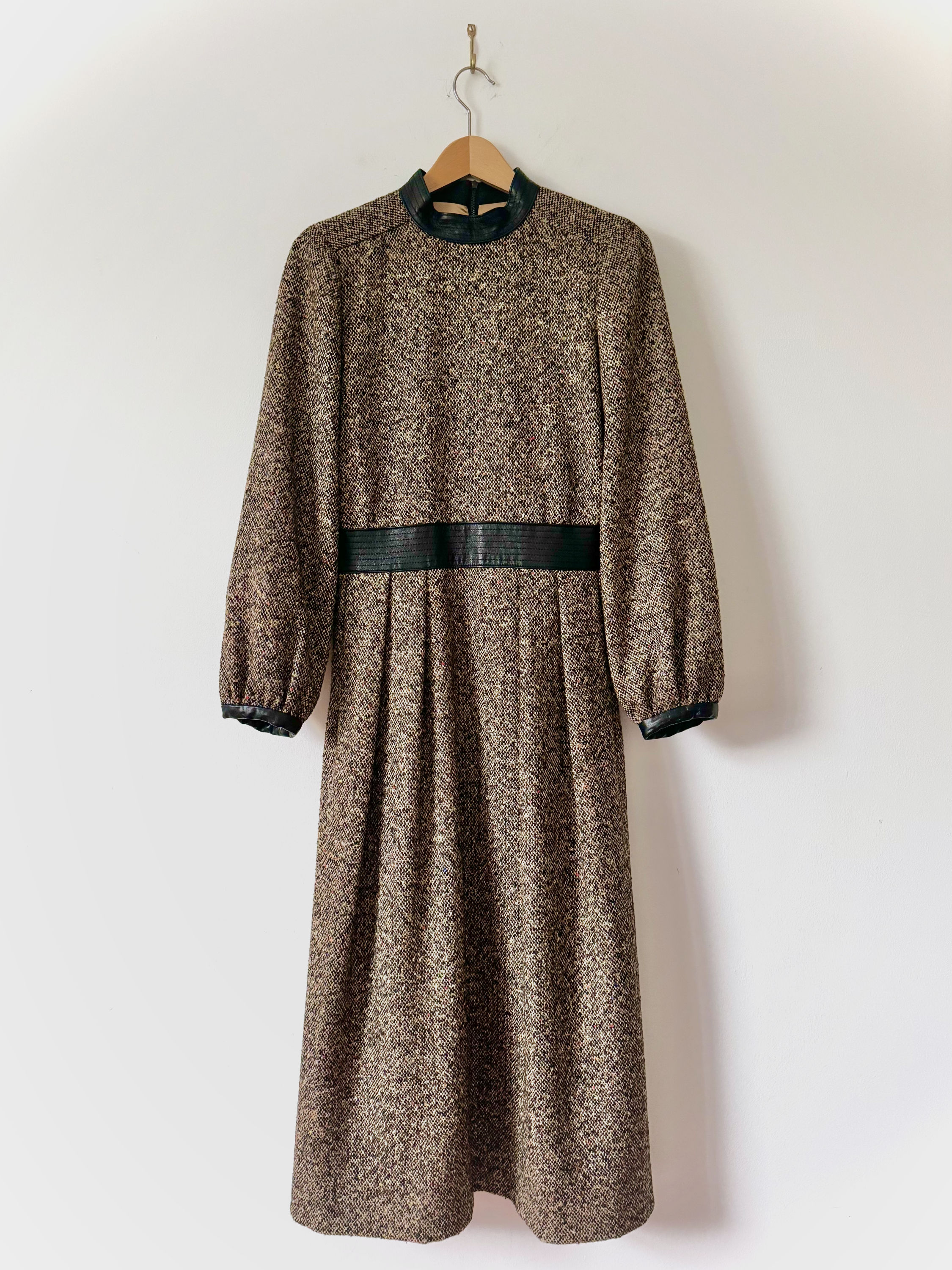 J&M Davidson Pre Owned Dress With Leather Details