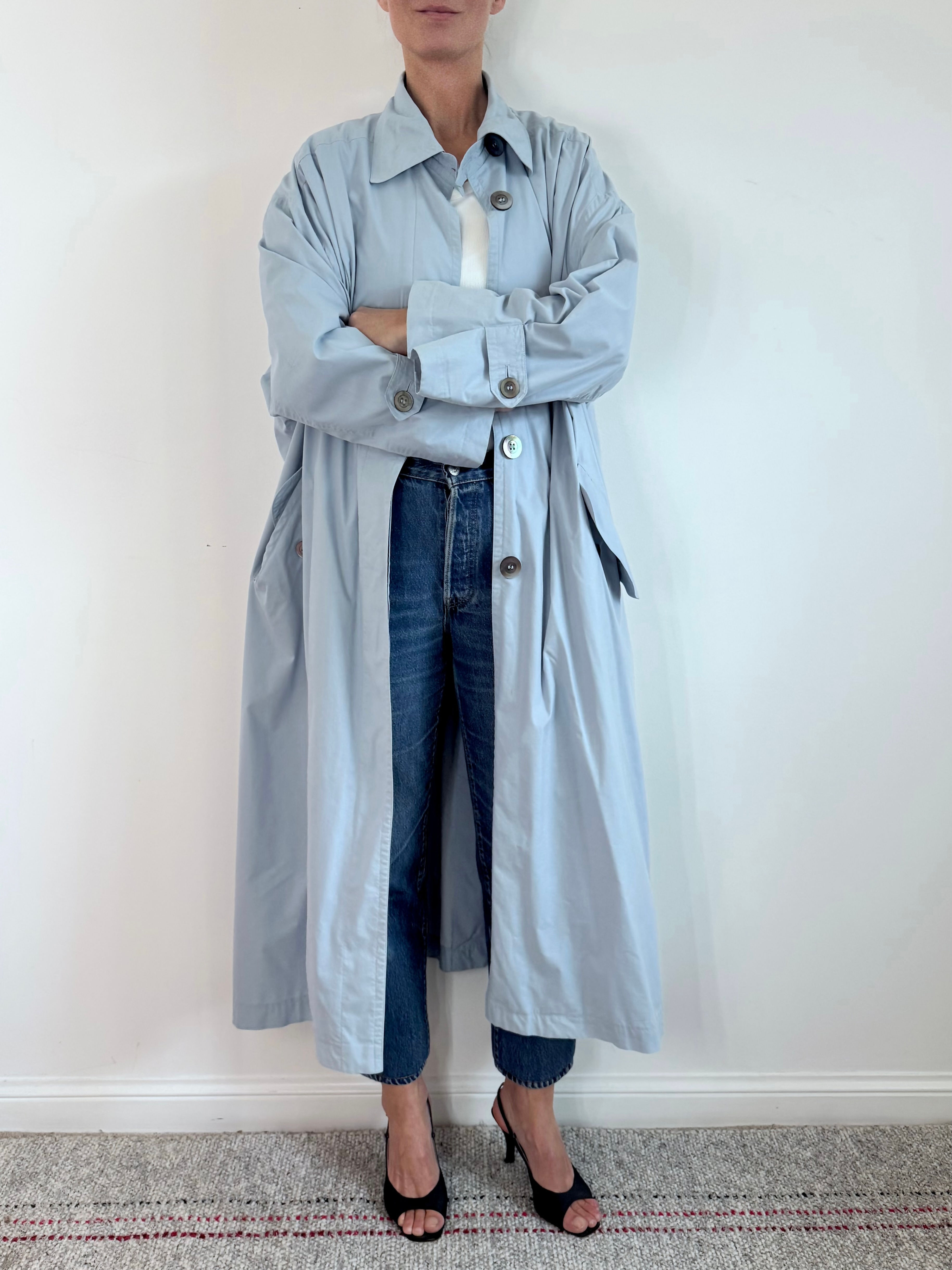 Laurèl Vintage Light Blue Long Vintage Mac