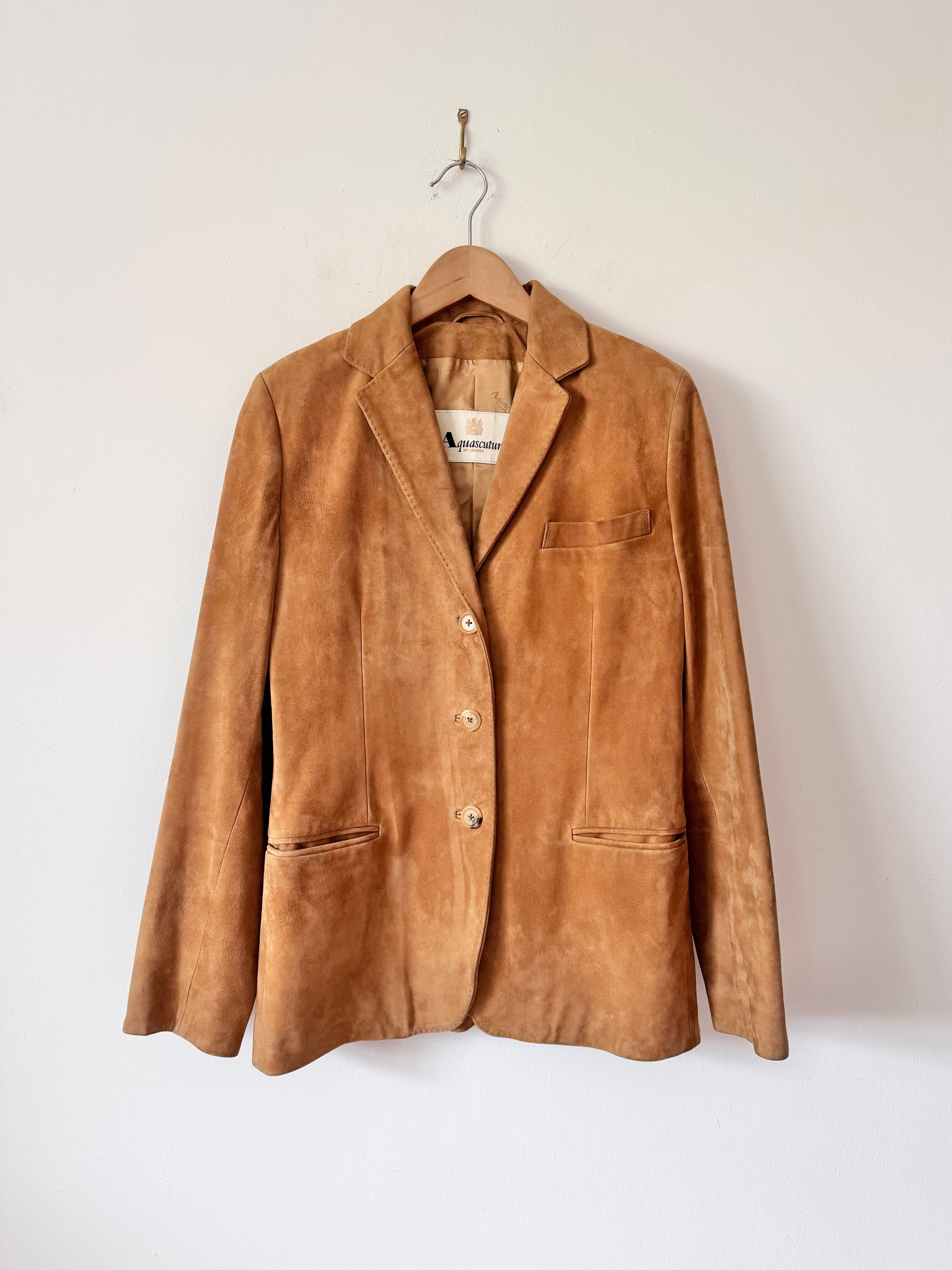 Aquascutum Vintage Suede Blazer