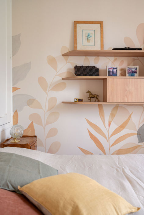 Rénovation totale maison - Colombes - Paris - Régine Louiset architecte - chambre