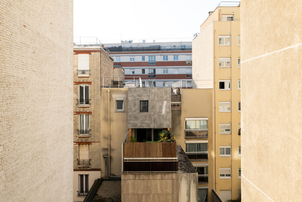 Extension duplex Paris, ossature bois, Architecte Régine Louiset