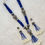 Thumbnail: Premium Quality Semiprecious Stone Mala Set F1 BLUE
