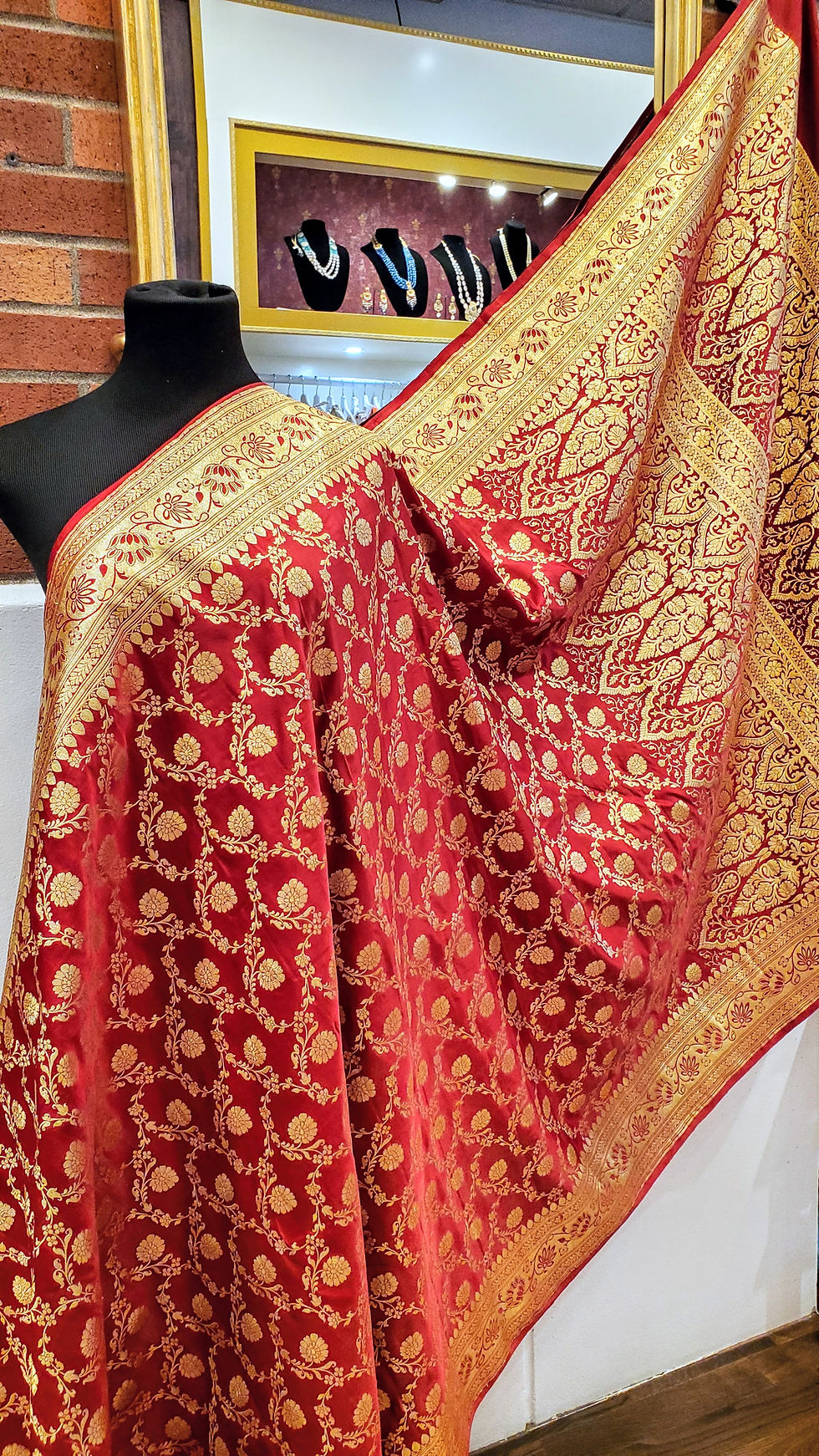 Thumbnail: Banarasi silk saree