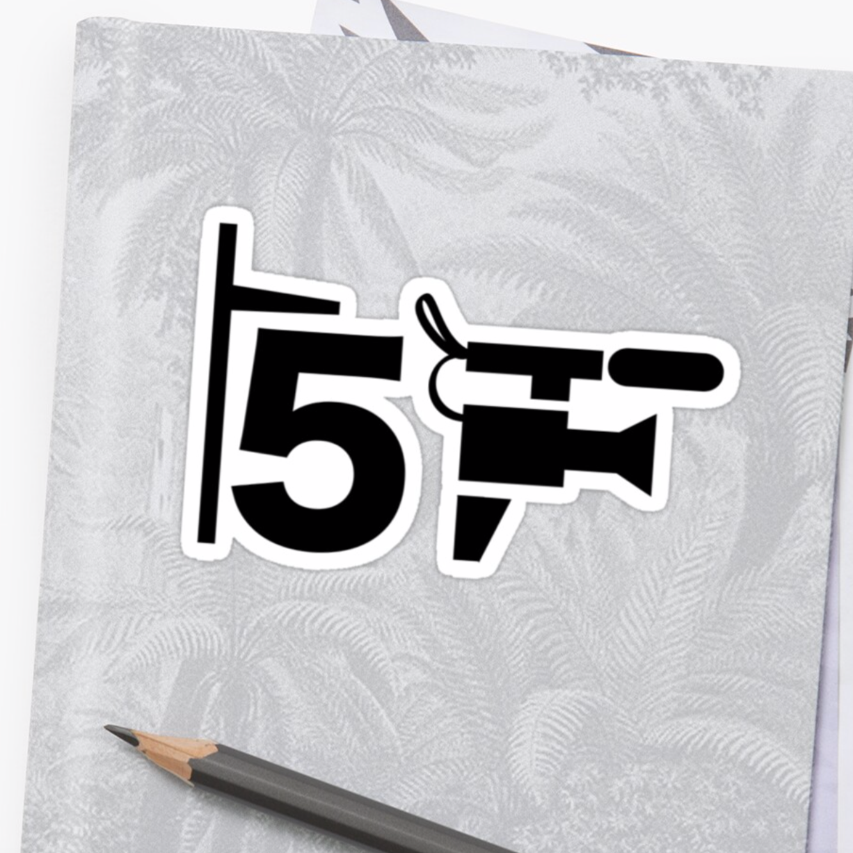 5 Foot Films Logo Sticker