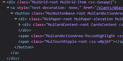 Code snippet from React Developer Tools